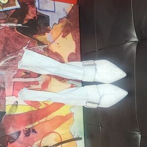 Steven Madden mid denim shoe boots